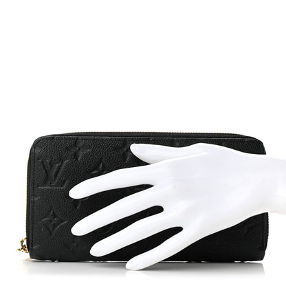 Louis Vuitton Empreinte Zippy Wallet Black 2 of 9