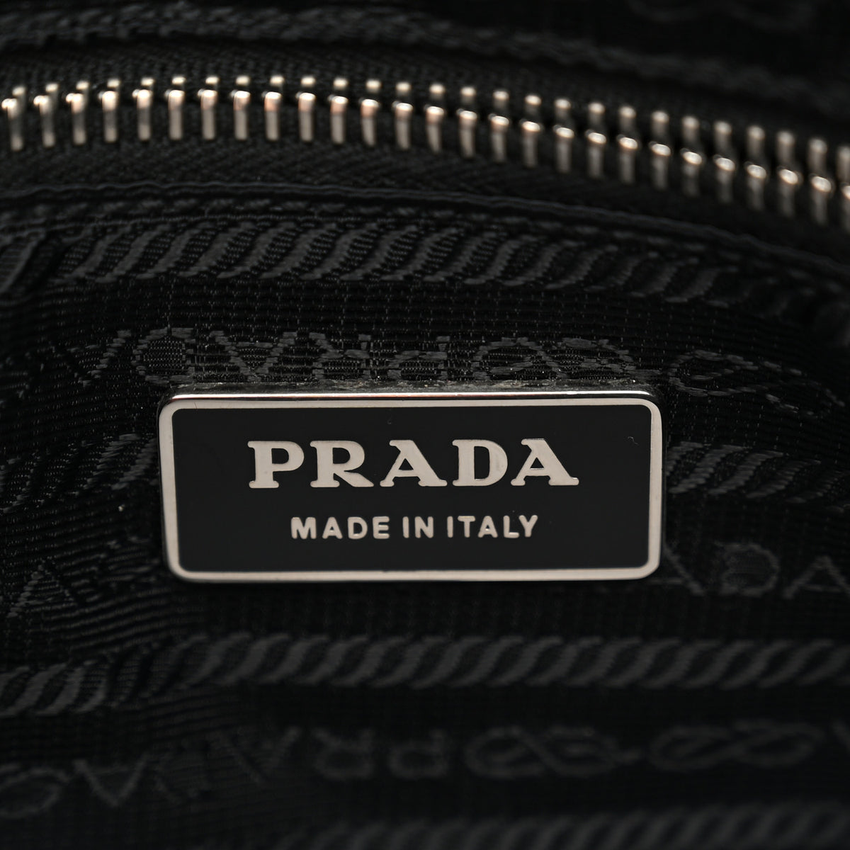 Prada Crispy Nylon Bauletto Black 6 of 9