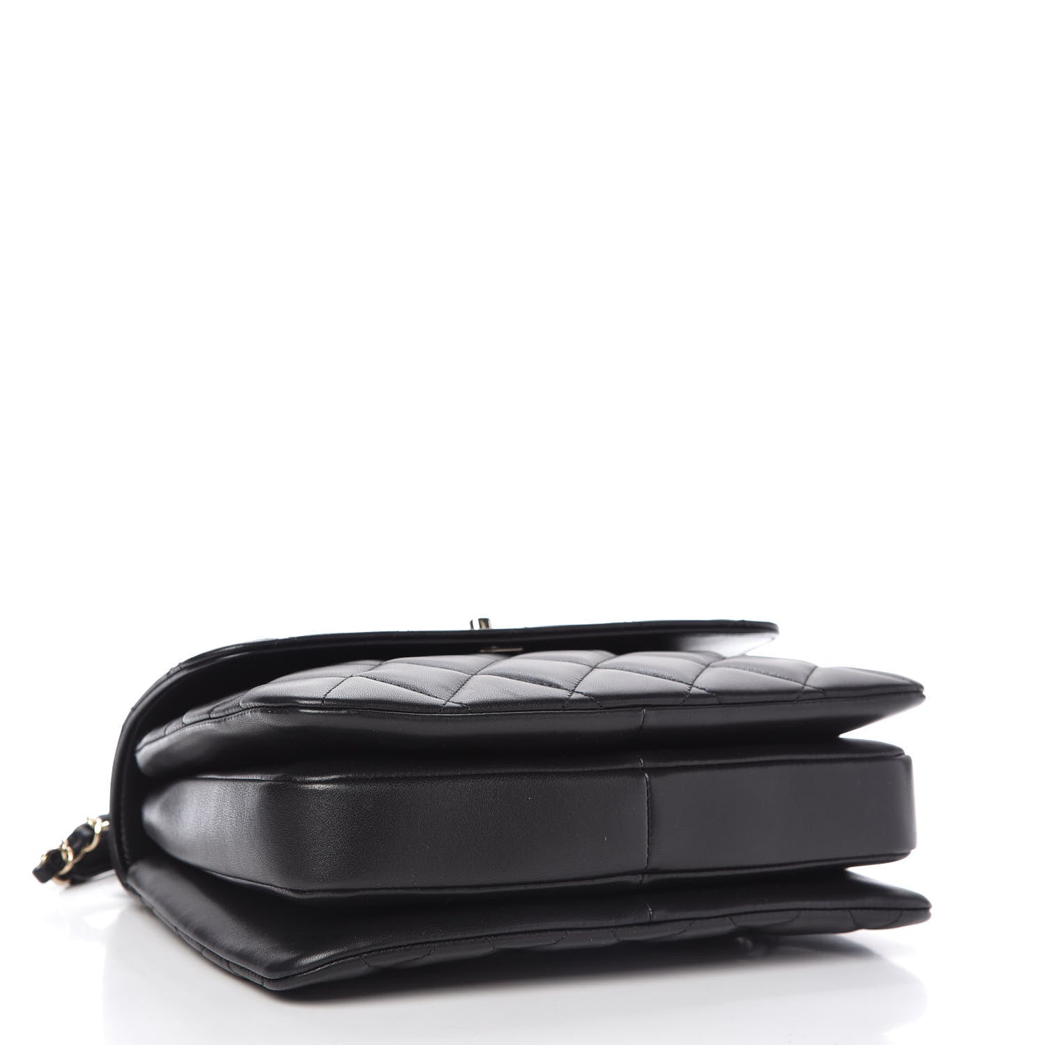 Chanel Lambskin Quilted Small Trendy CC Dual Handle Flap Bag Black 4 of 11