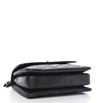 Chanel Lambskin Quilted Small Trendy CC Dual Handle Flap Bag Black 4 of 11