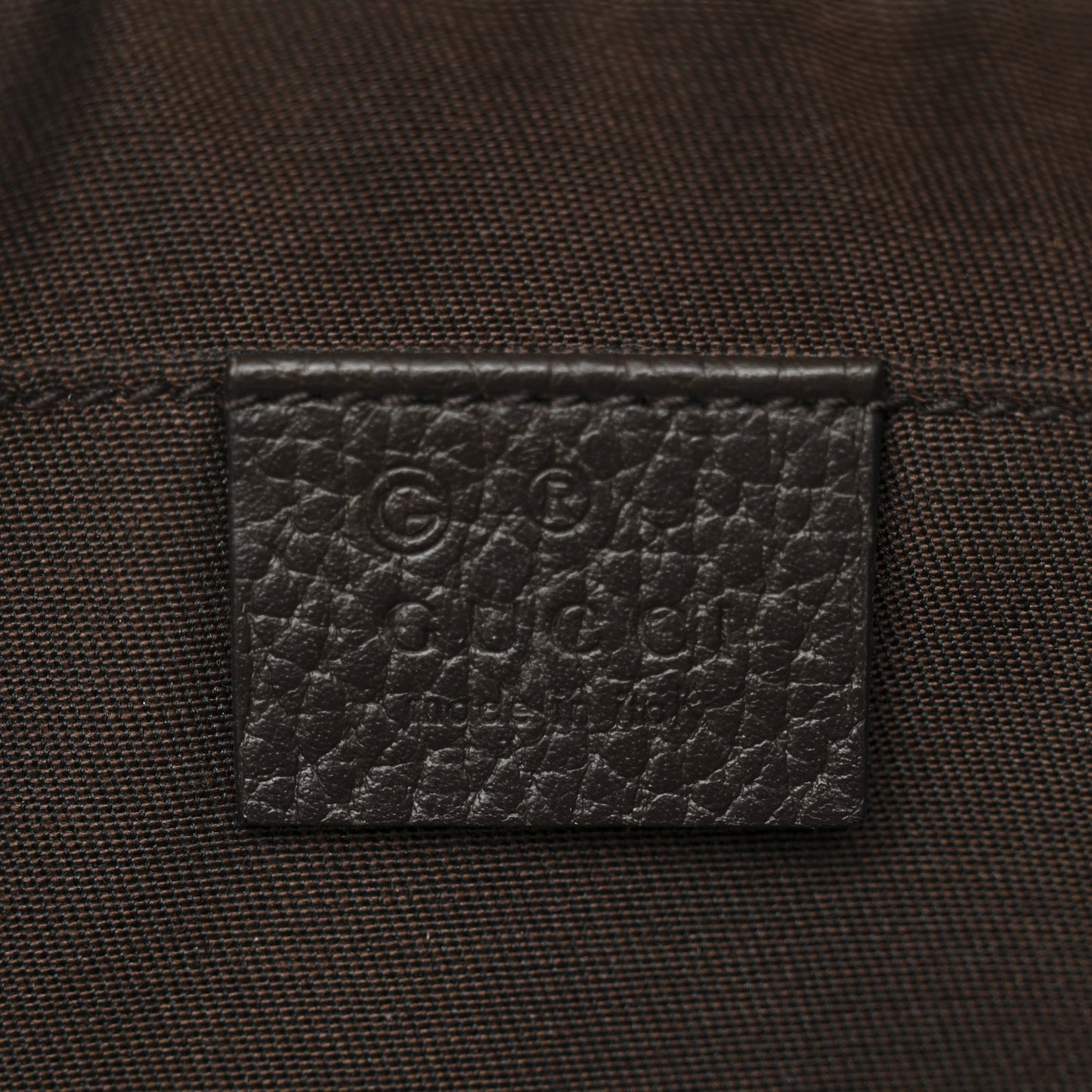 Monogram Belt Bag Dark Brown