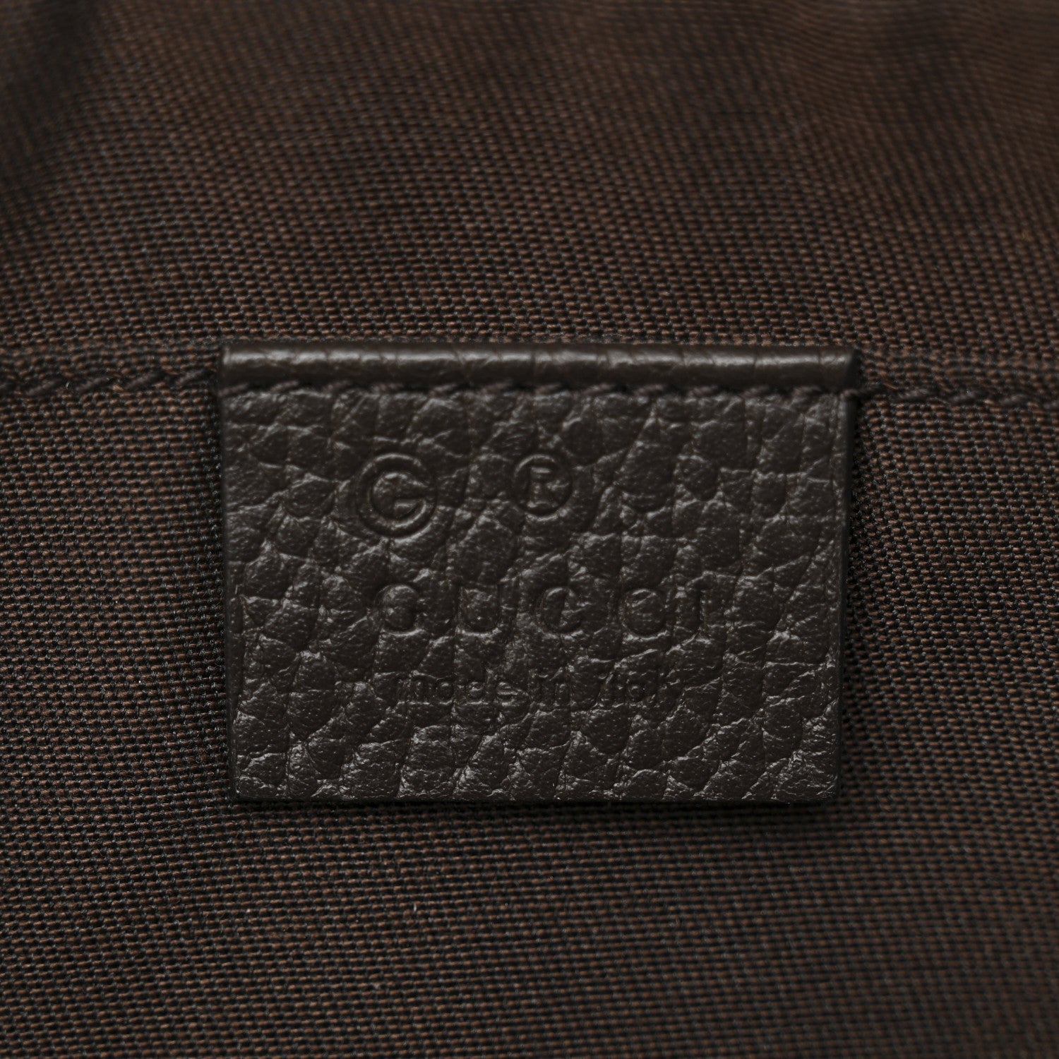 Gucci Monogram Belt Bag Dark Brown 6 of 10