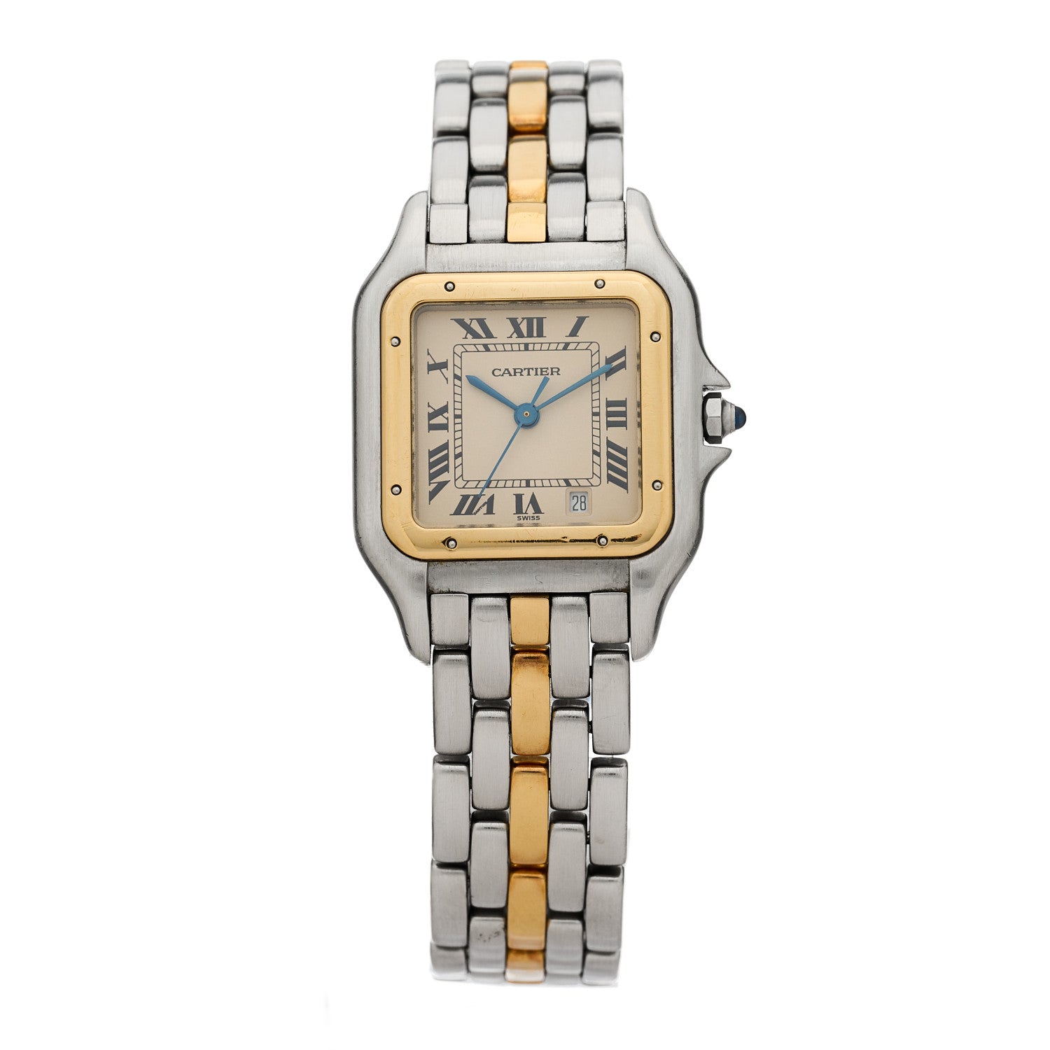 Cartier Stainless Steel 18K Yellow Gold 27mm Panthere Quartz Watch 1 of 4