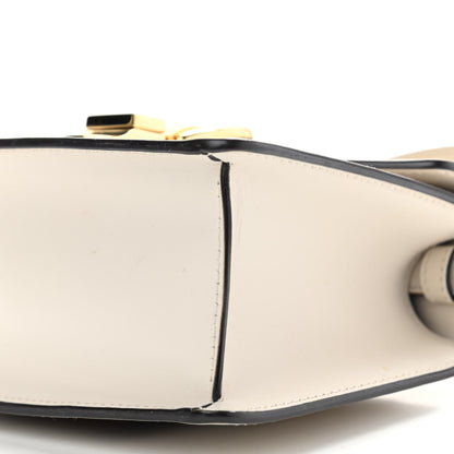 Gucci Calfskin Mini Sylvie Top Handle Bag White 10 of 18