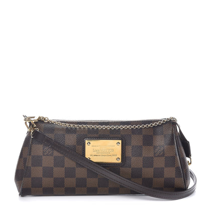 Louis Vuitton Damier Ebene Eva Clutch 1 of 9