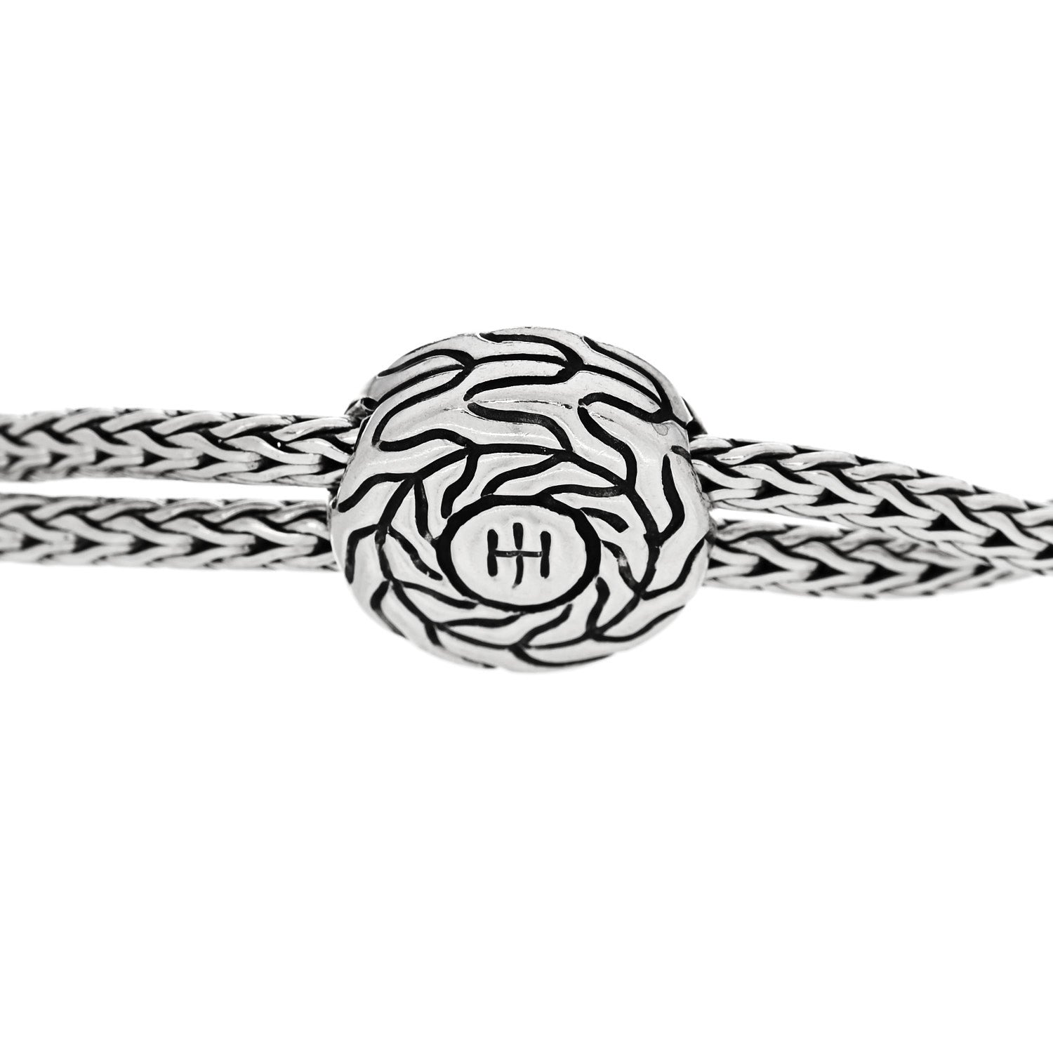 John Hardy Sterling Silver Moonstone Classic Chain Pull Through Bracelet 3 of 4