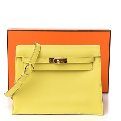Hermes Swift Kelly Danse II Belt Bag Lime 11 of 11