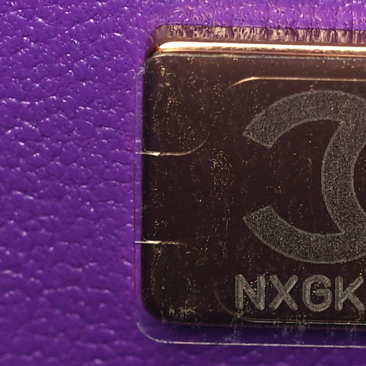 Chanel Caviar Quilted Small Double Flap Dark Purple 6 of 9