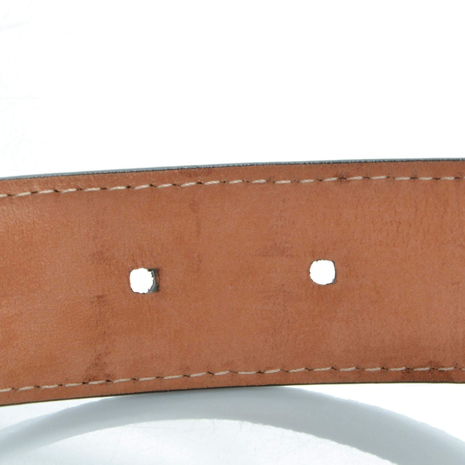 Louis Vuitton Damier Ebene Tresor Belt 90 36 6 of 8