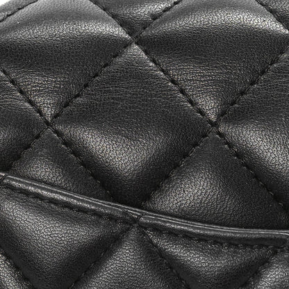 Chanel Lambskin Quilted Mini Rectangular Flap Black 14 of 15