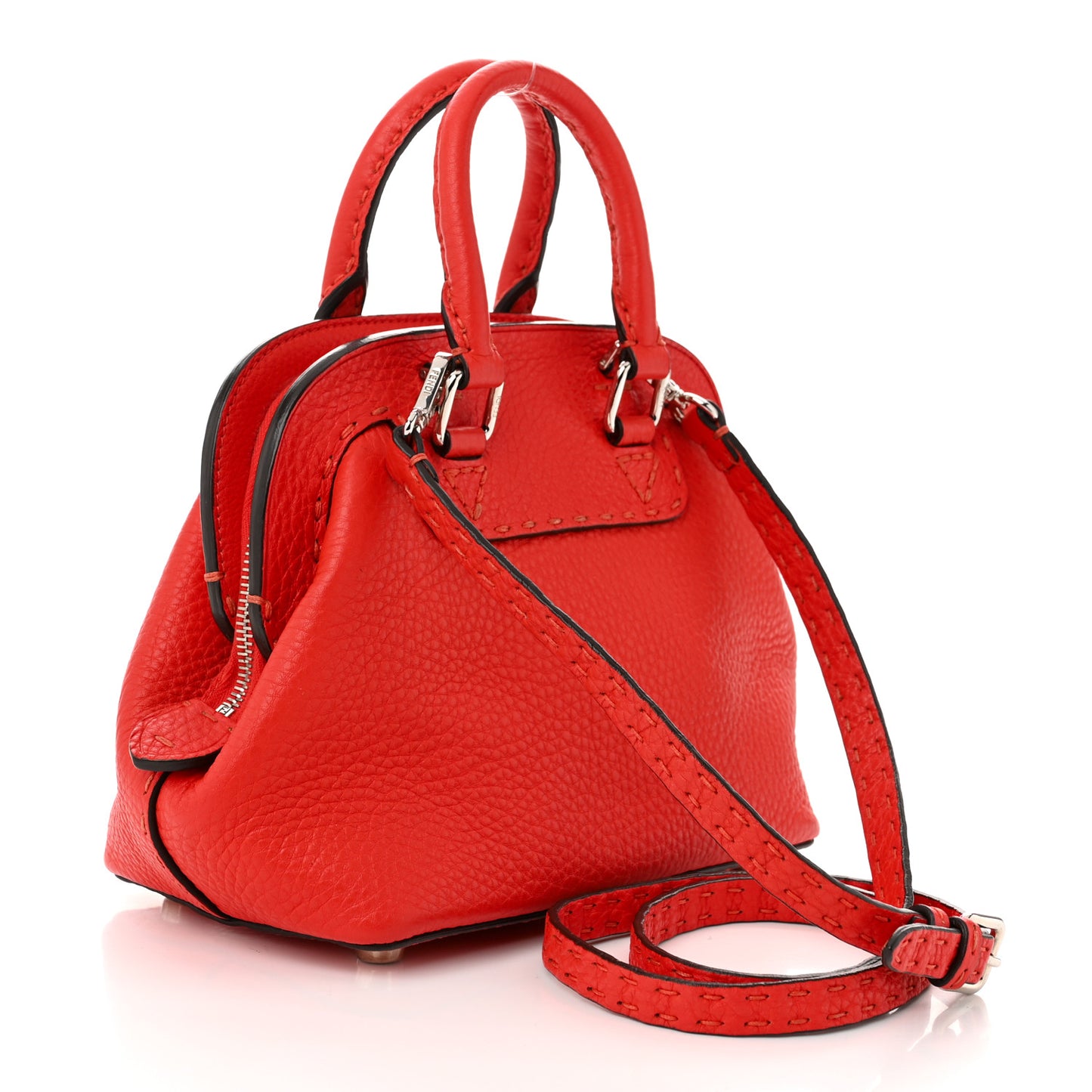Cuoio Romano Selleria Mini Adele 1328 Bag Papavero