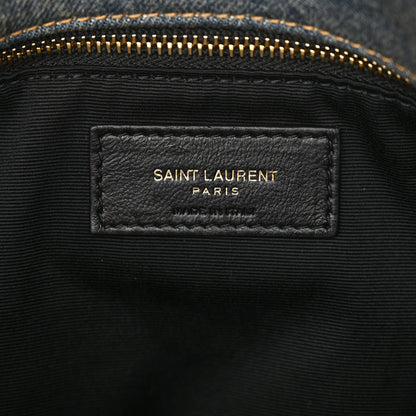 Givenchy Denim Quilted Small Loulou Puffer Monogram Chain Satchel Rodeo Blue 6 of 10