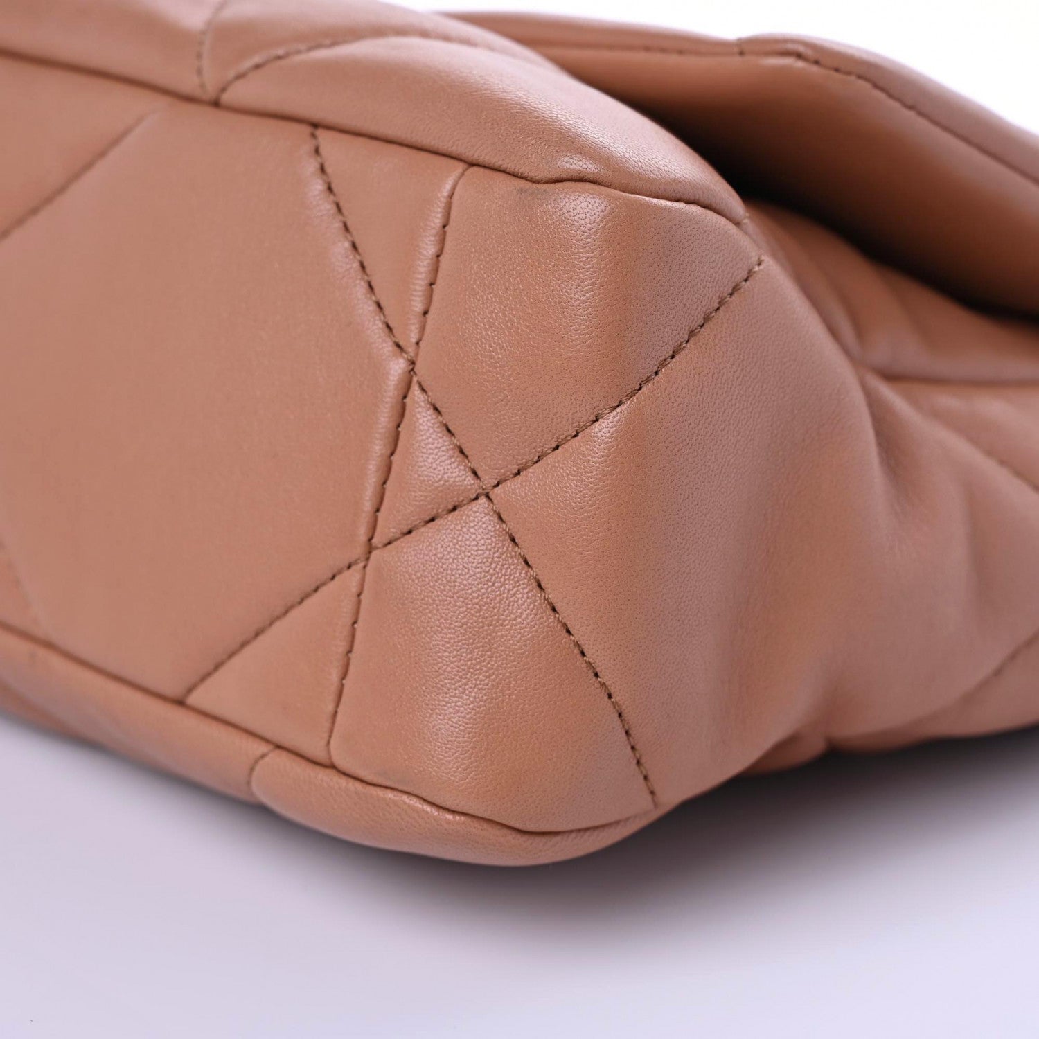 Chanel Lambskin Quilted Medium Chanel 19 Flap Brown 8 of 10