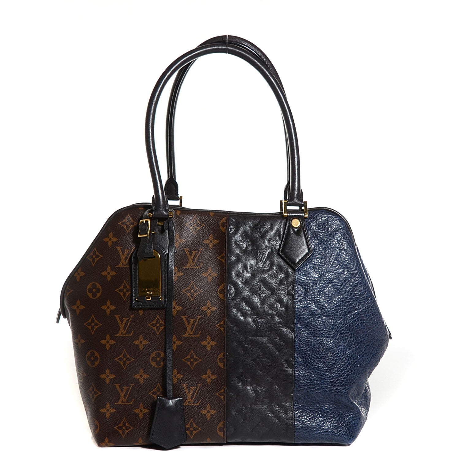 Louis Vuitton Monogram Stripes Medium Bag Marine 1 of 7