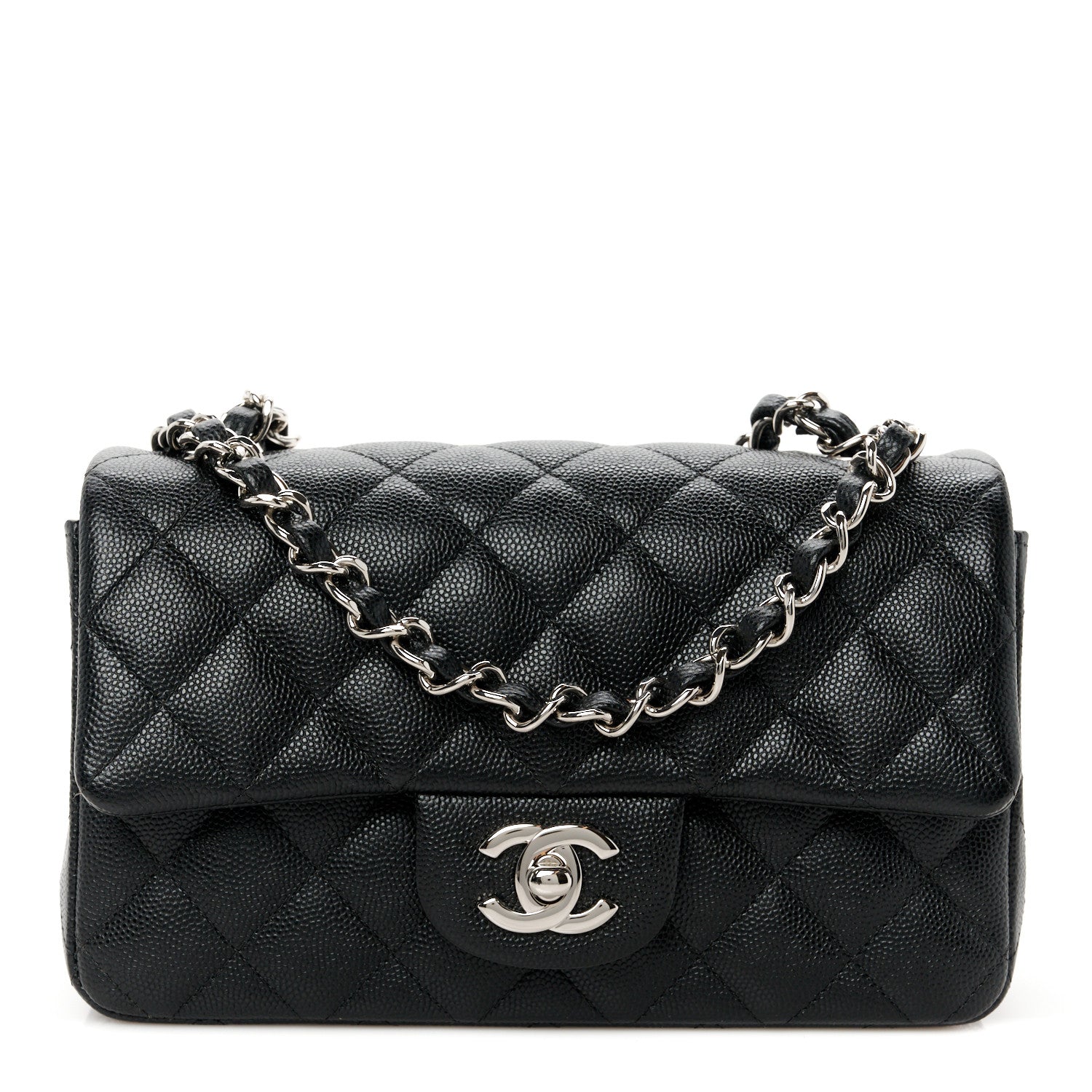 Chanel Caviar Quilted Mini Rectangular Flap Black 1 of 11