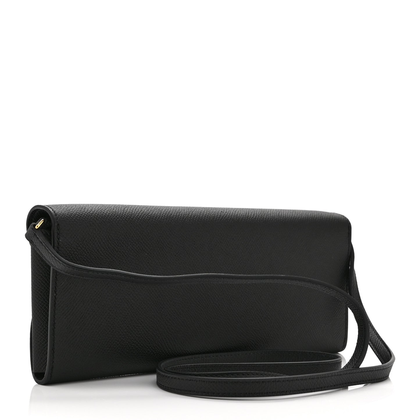 Epsom Enamel Maillon Wallet To Go Black