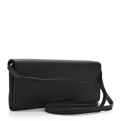 Hermes Epsom Enamel Maillon Wallet To Go Black 3 of 11