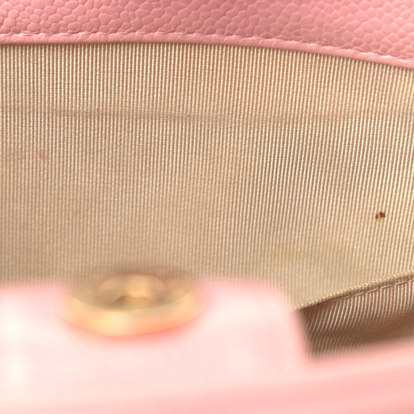Caviar Quilted Petit Shopping Tote PST Pink