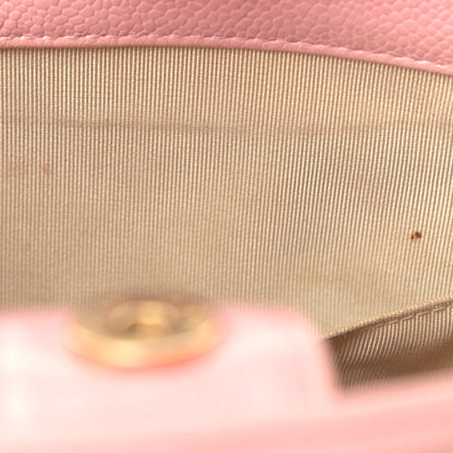 Chanel Caviar Quilted Petit Shopping Tote PST Pink 19 of 19