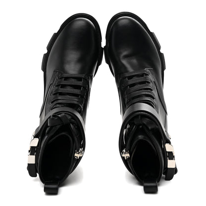Givenchy Calfskin Combat Boots 36 Black 2 of 9