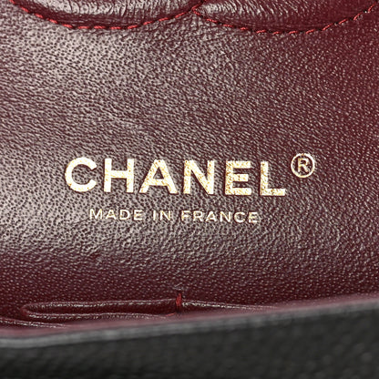Chanel Caviar Quilted Medium Double Flap Black 6 of 9