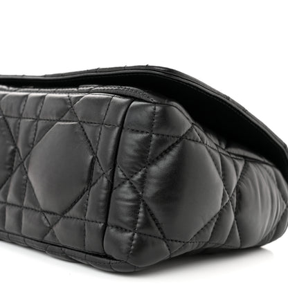 Christian Dior Calfskin Macrocannage Medium Caro Bag Black 10 of 11