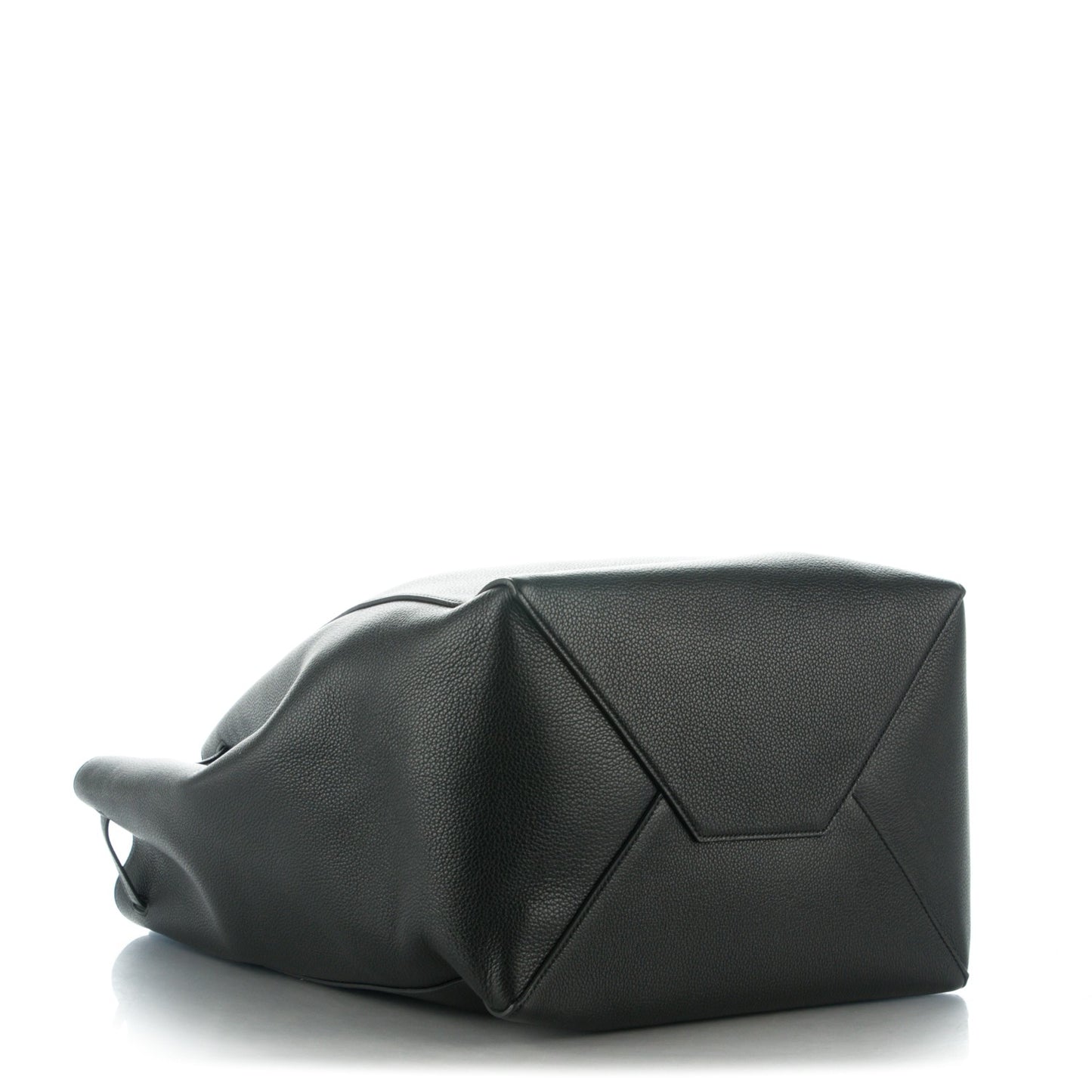 Soft Grained Calfskin Medium Belt Cabas Phantom Black