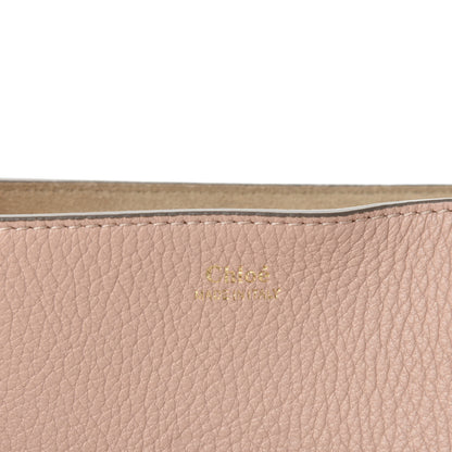 Chloe Grained Lambskin Drew Shoulder Bag Cement Pink 10 of 12