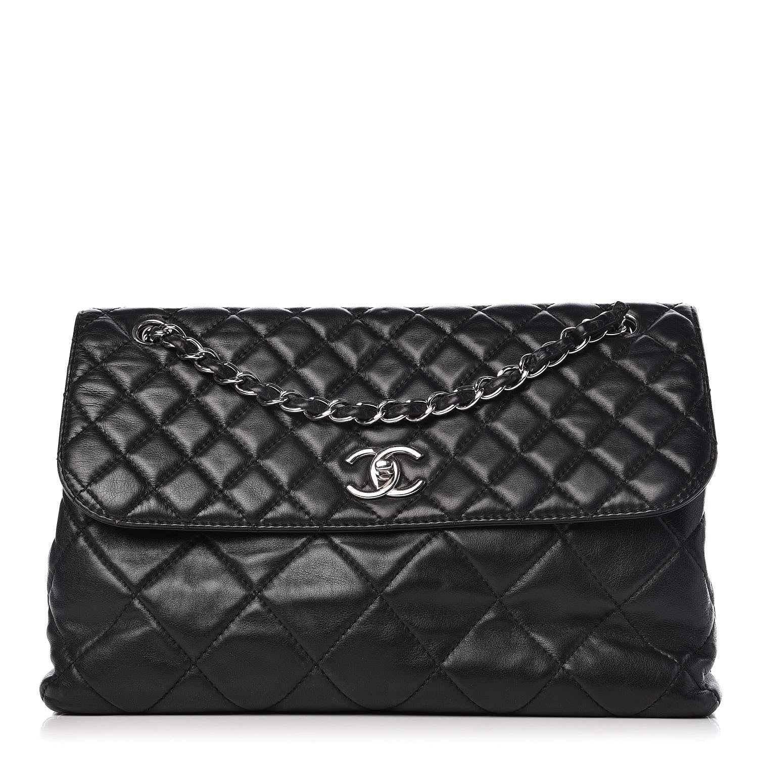 Chanel Calfskin Quilted In The Business Flap Bag Black 1 of 19