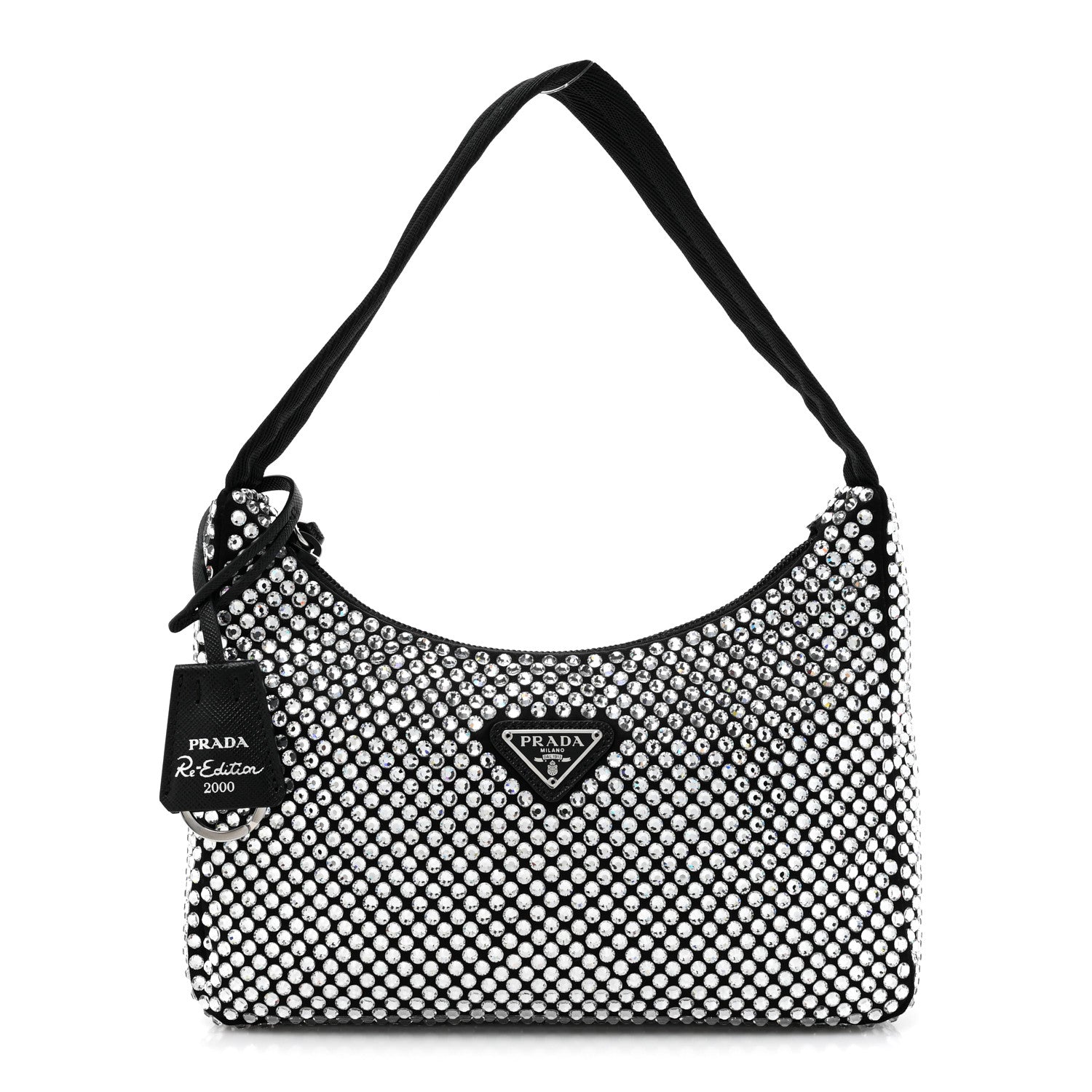 Prada Satin Crystal Mini Re-Edition 2000 Bag Cristal 1 of 9