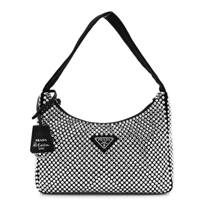 Prada Satin Crystal Mini Re-Edition 2000 Bag Cristal 1 of 9