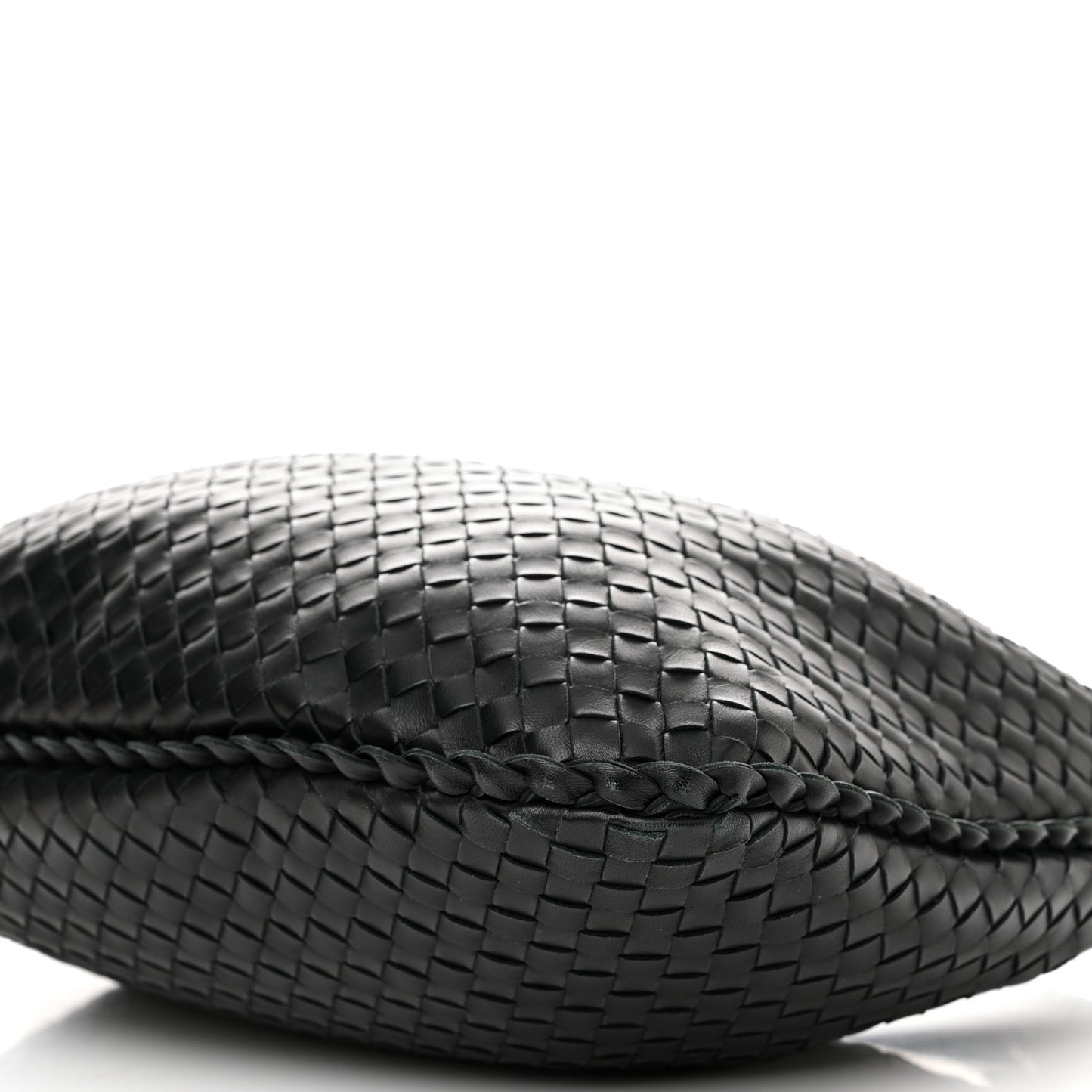 Nappa Intrecciato Medium Veneta Hobo Black