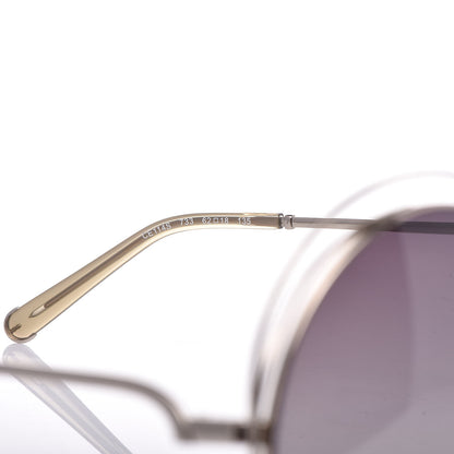 Chloe Oversize Round Carlina Oversized Round Sunglasses CE114S Silver 5 of 7