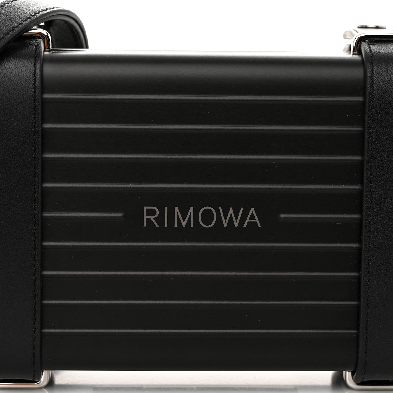 Christian Dior X RIMOWA Aluminum Personal Clutch On Strap Black 7 of 10