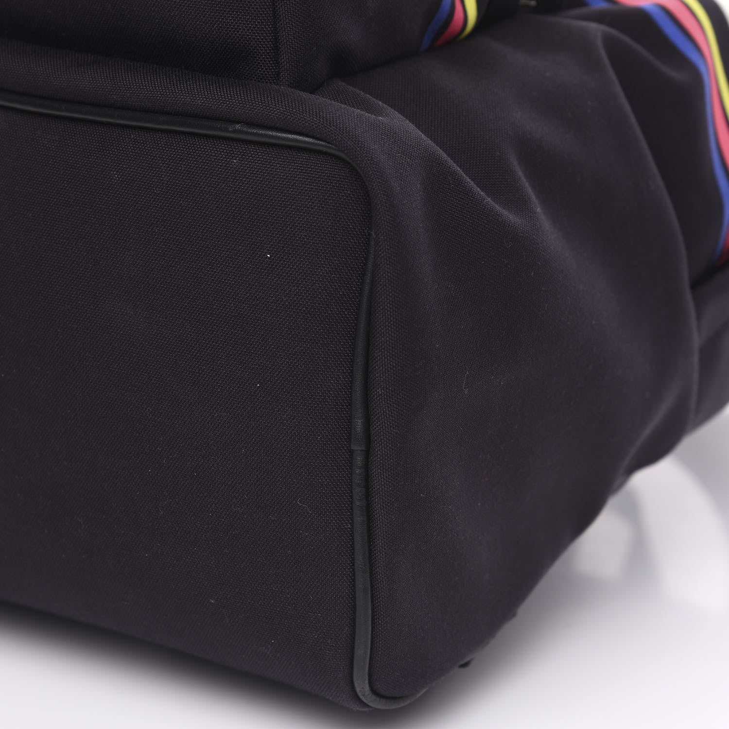 Saint Laurent Nylon Twill Dinosaur Print City Backpack Black Multicolor 17 of 18