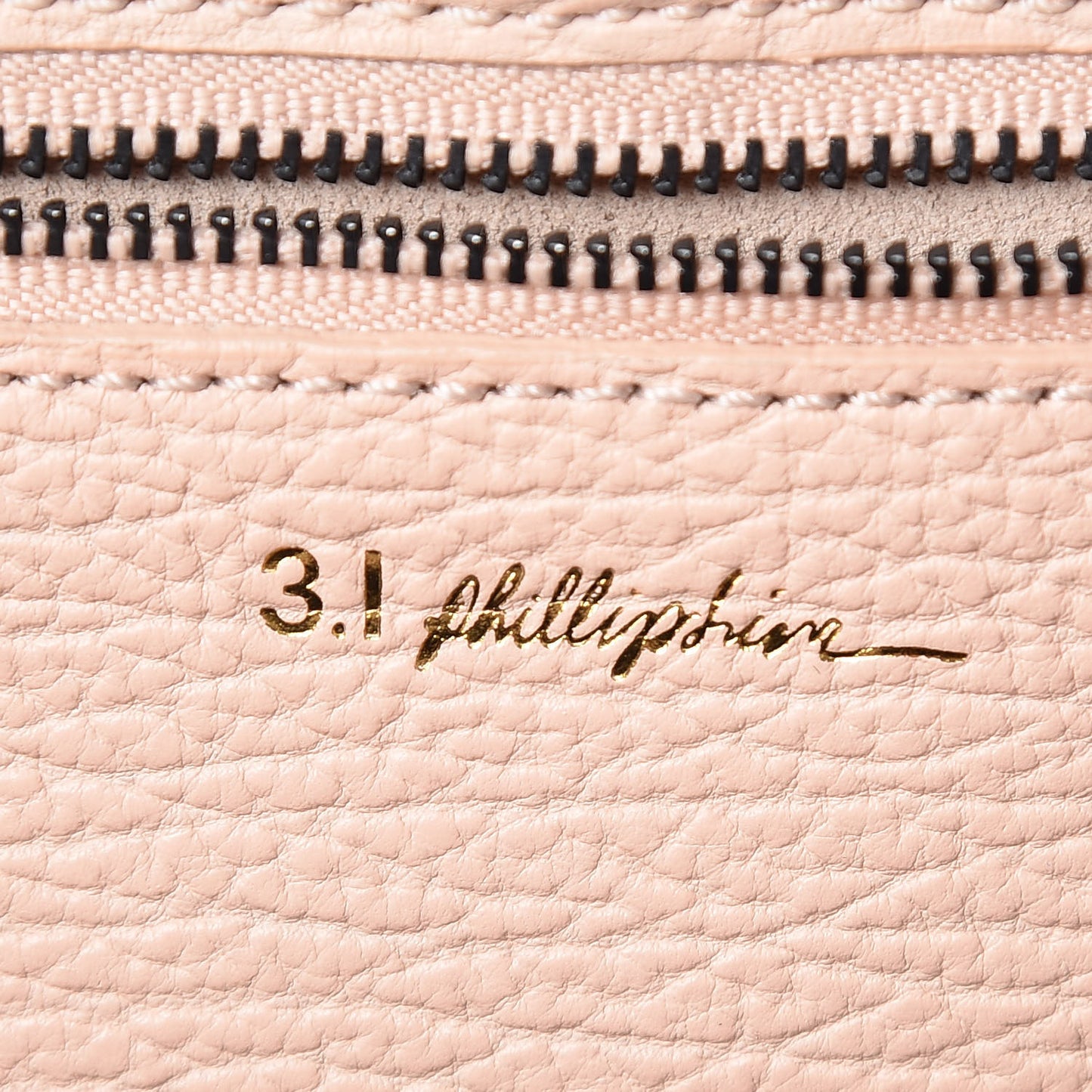 3.1 Textured Calfskin Large Pashli Satchel Blush