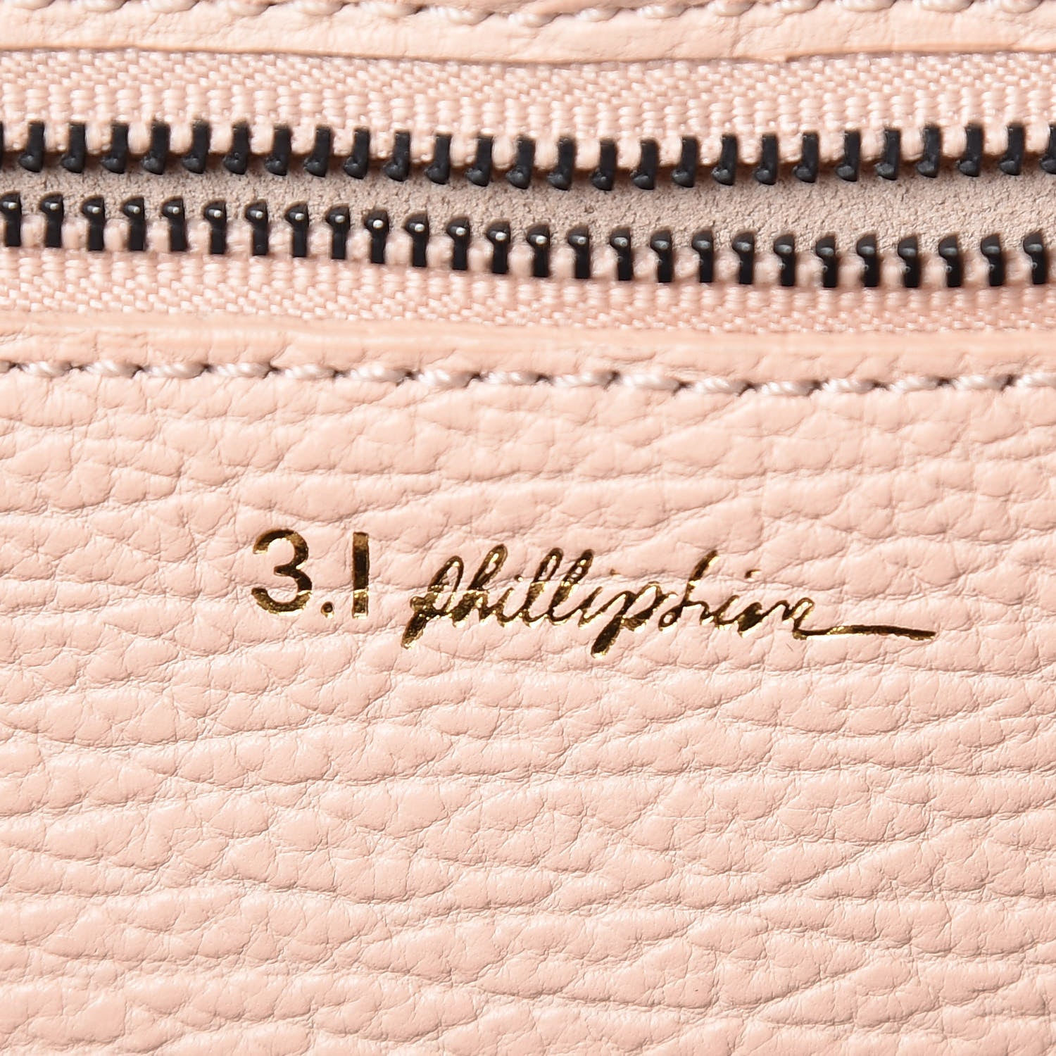 3.1 Phillip Lim 3.1 Textured Calfskin Large Pashli Satchel Blush 6 of 8