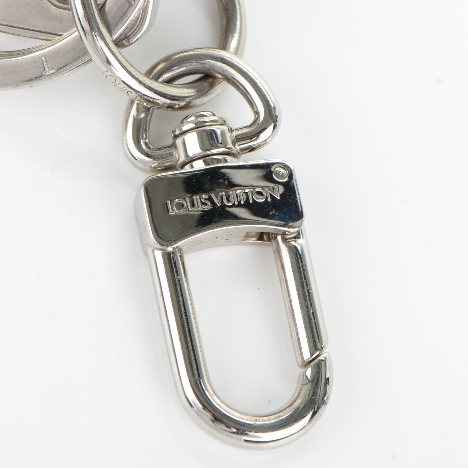 Louis Vuitton Leather Lock and Key Bag Charm Key Holder 4 of 4