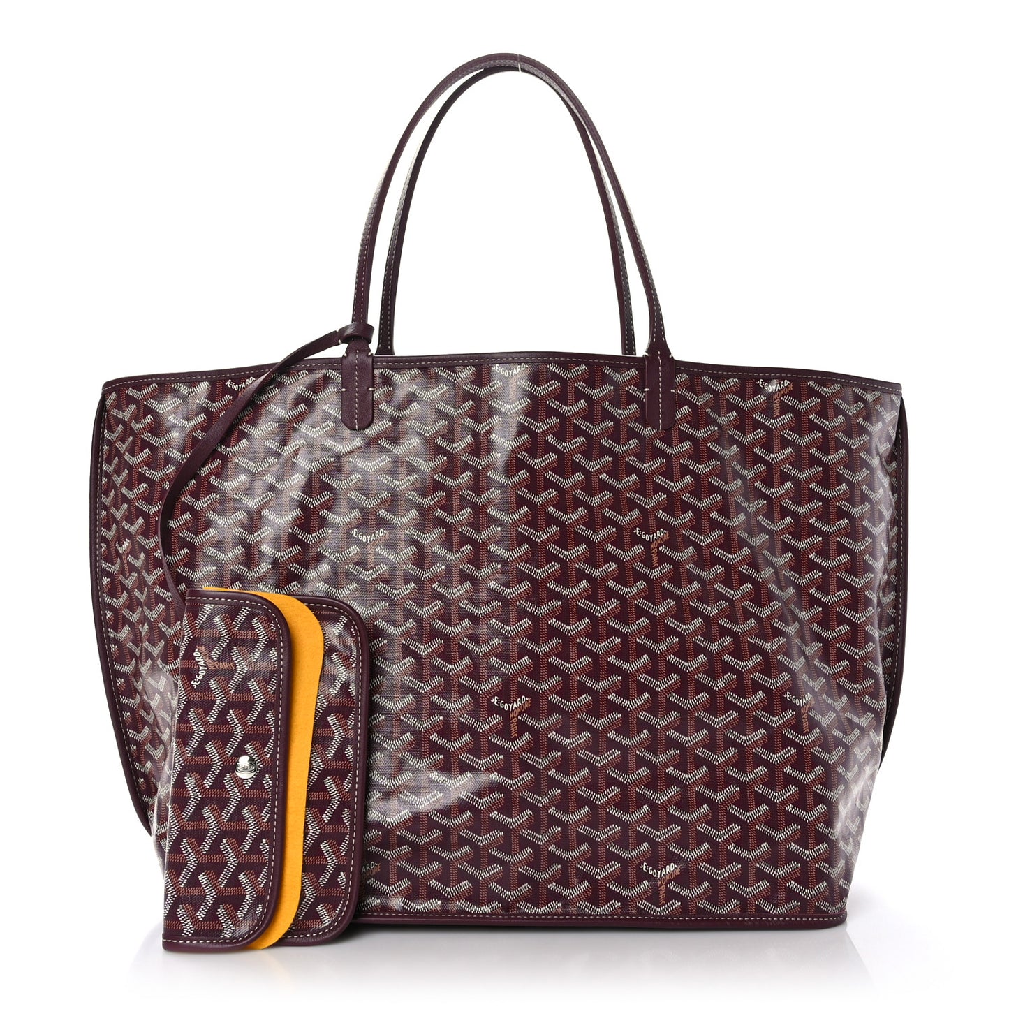 Goyardine Reversible Anjou GM Burgundy