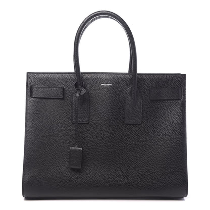 Saint Laurent Grained Calfskin Large Sac De Jour Carryall Black 1 of 11