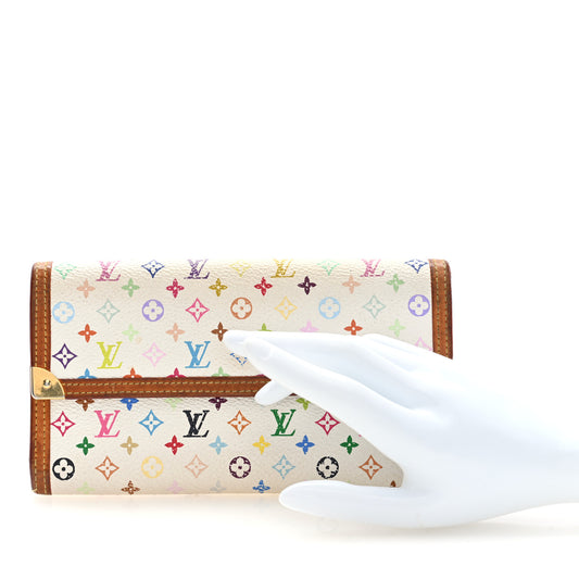Monogram Multicolor Porte Tresor International Wallet White