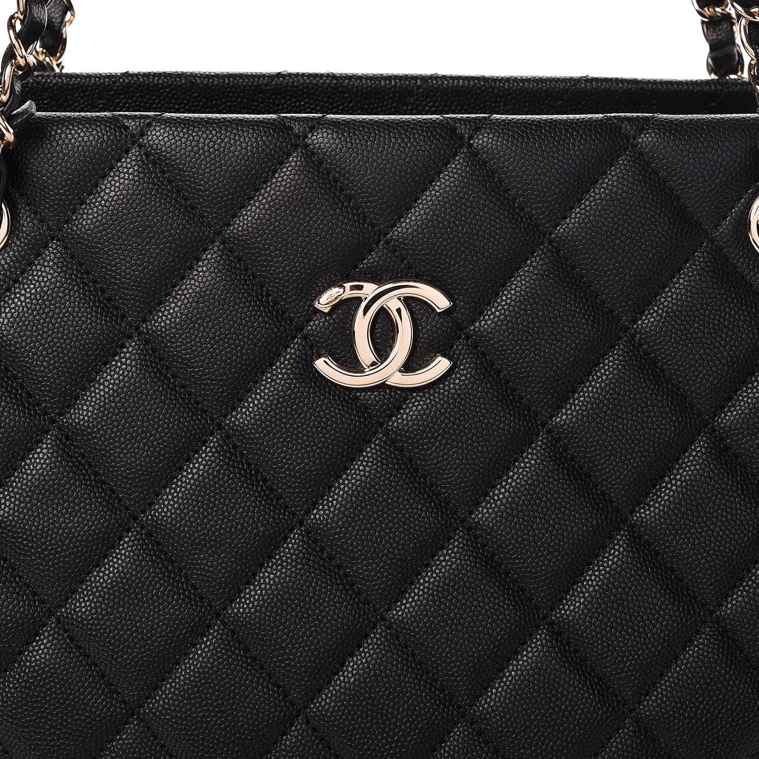 Chanel Caviar Quilted Rolled Up Tote Black 7 of 10
