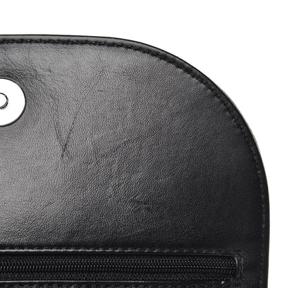 Chanel Calfskin Chevron Waist Belt Bag Black 9 of 10