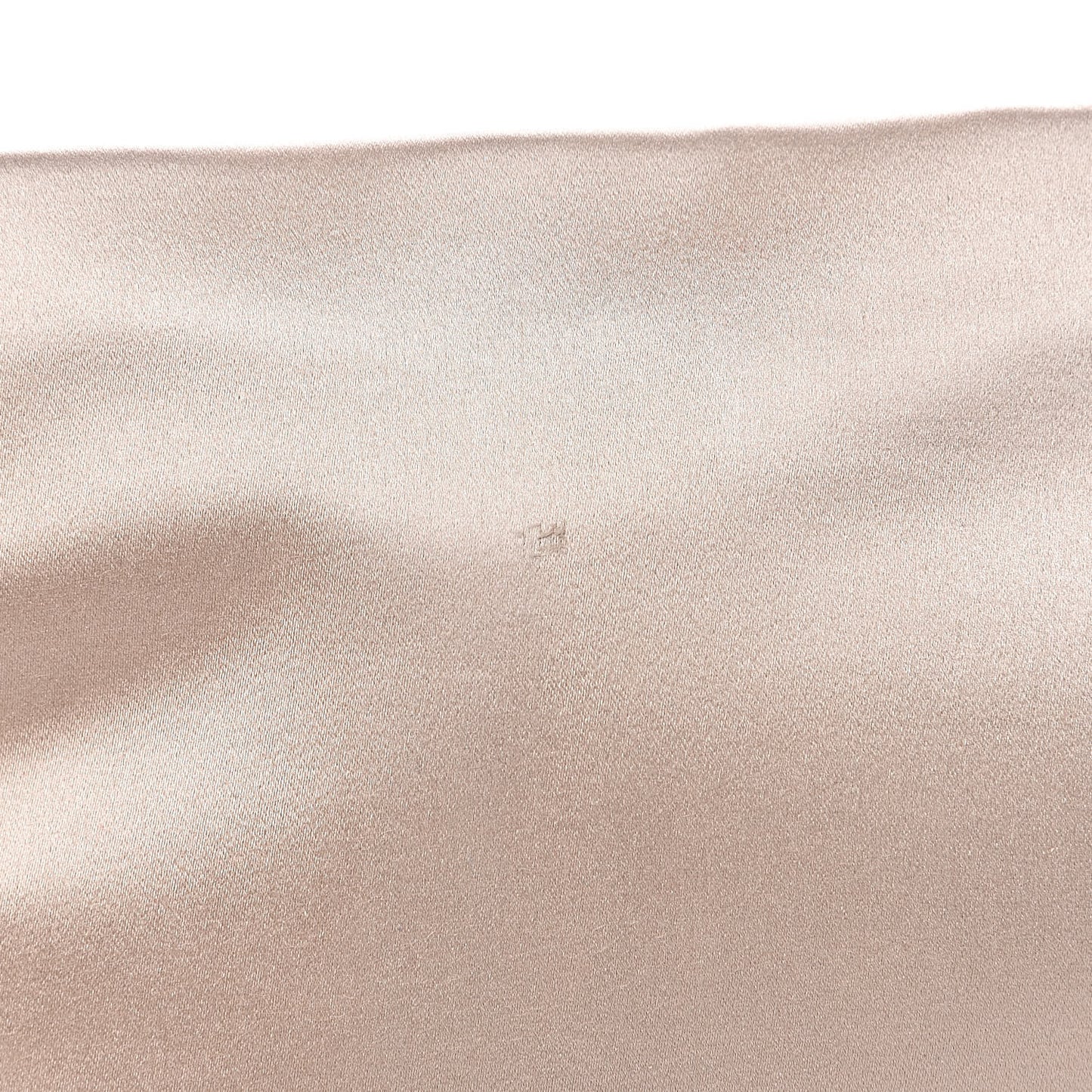 Satin Diamante Camellia Evening Clutch Bag Light Beige