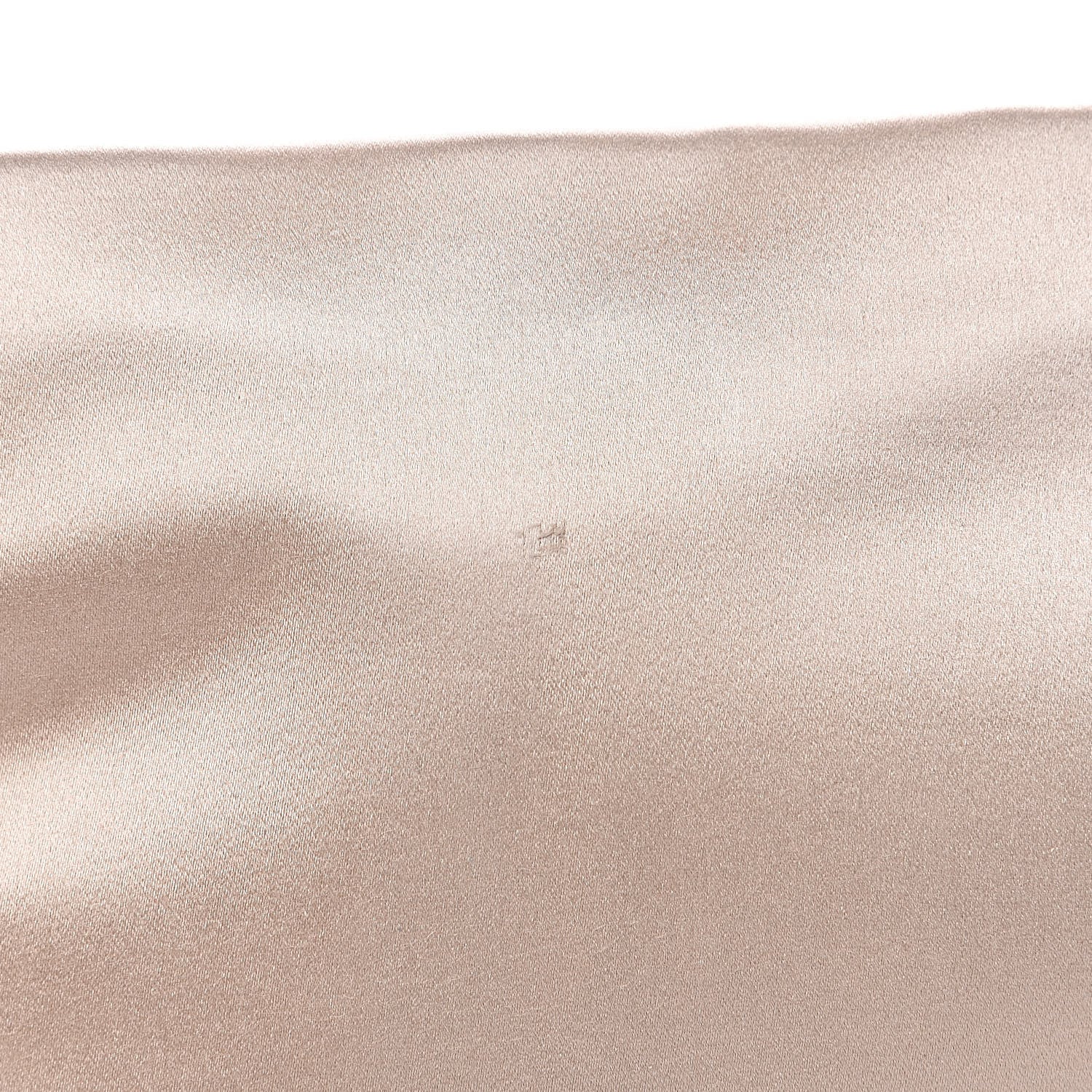 Chanel Satin Diamante Camellia Evening Clutch Bag Light Beige 8 of 12