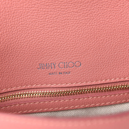 Jimmy Choo Grainy Calfskin XB Marianne Shoulder Bag Rosewood 6 of 9