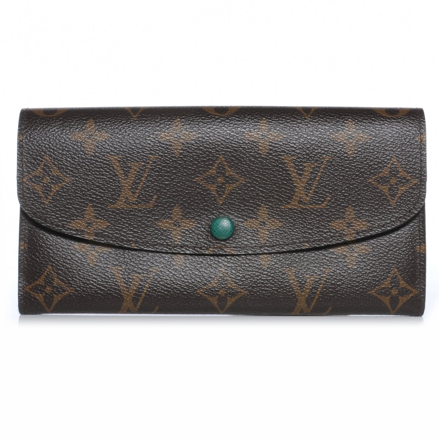 Monogram Emilie Wallet Green
