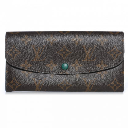 Louis Vuitton Monogram Emilie Wallet Green 1 of 7