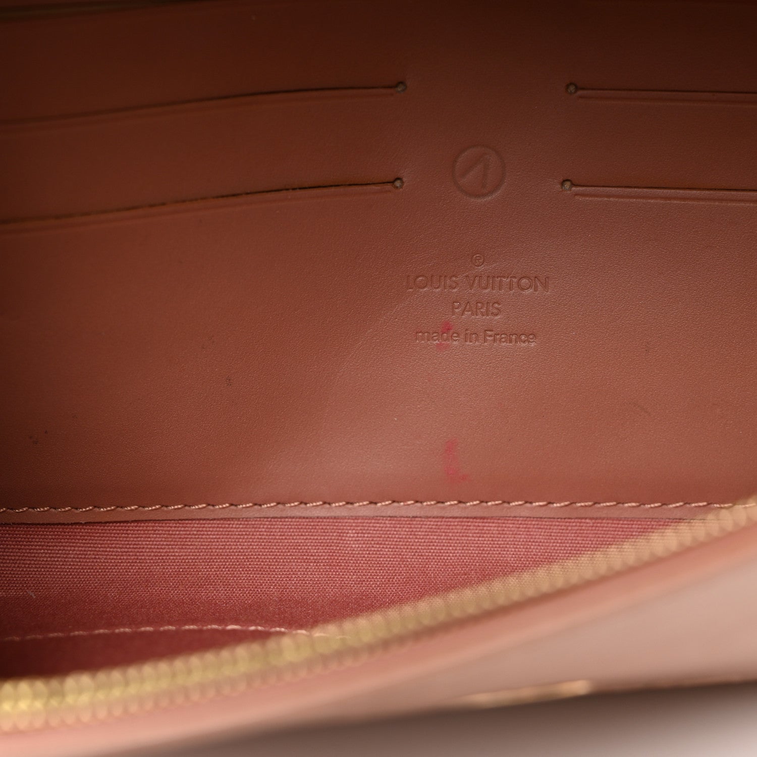 Louis Vuitton Vernis Rossmore MM Rose Velours 8 of 8