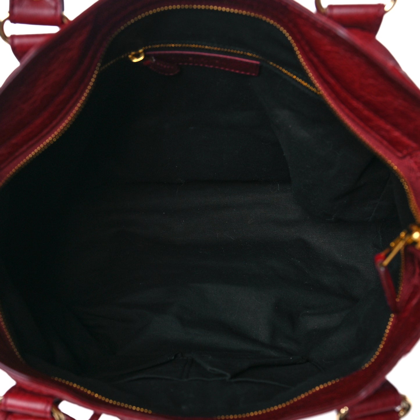 Agneau Giant 12 Gold Hardware Velo Rouge Cerise